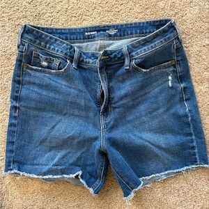 Old Navy Women's Distressed Blue Jean Shorts